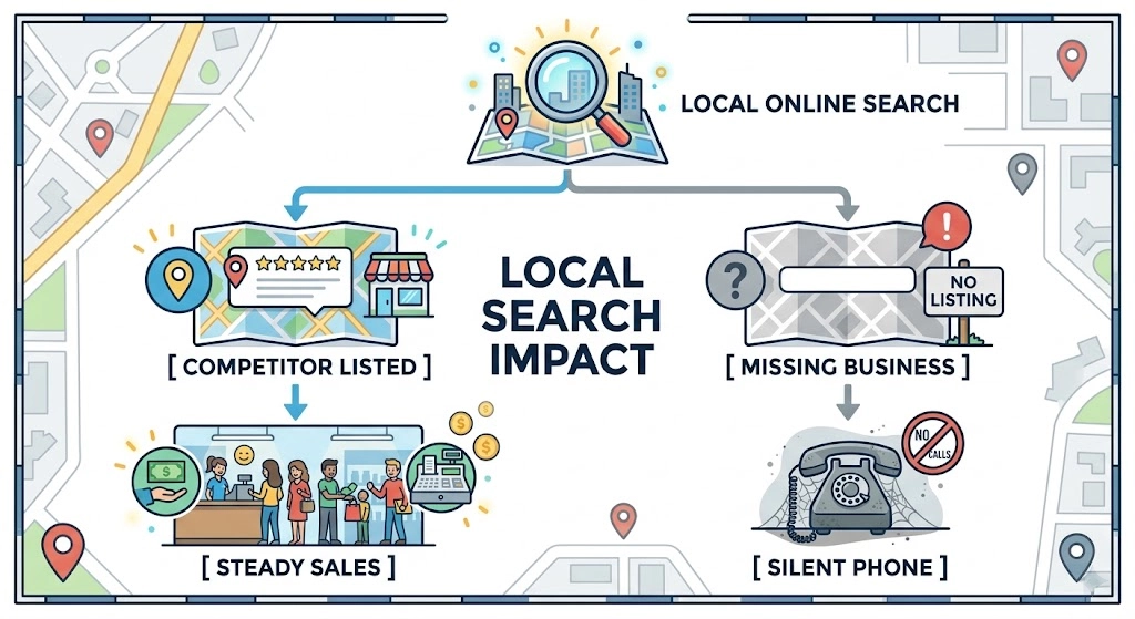 local search impact